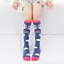 Autumn Fancy Funny Unicorn Cartoon Animal Cotton Stocking Knee High Little Girls Children Kids Socks with Drawing