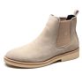 Autumn Men's High-Top Shoe Tide Korean British Wild Boot Chelsea Boot Men's Boot Frosted Large Size