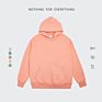 Autumn Pullover Plush Hoodie Printed Logo Street Men's and Women's Color Drop Shoulder Hoodie