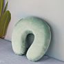 B1135 Soft Slow Rebound Space Memory Foam Neck Pillows Travel Pillow Solid Neck Cervical Healthcare U Shape Pillow