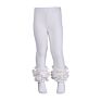 Baby Girls Boutique Stock Rts Ruffle Pants Solid Color Icing Leggings Kids Infant Long Ruffle Casual Pants