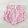 Baby Girls Boys Muslin Cotton Linen Blend Bloomer Loose Harem Bloomer Shorts