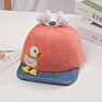 Baby Soft Rim Cartoon Duck Baseball Cap Spring Kids Hats Girls