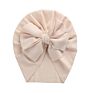 Baby Spring Soft Ribbed Turban Hat Hair Knot Hat Beanie Hat Newborn Headwrap Baby Girl Shower Gift Headband Kids 0-4T