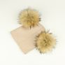 Baby Warm Knit Hat Infant Toddler Two Pom Pom Beanie Hat