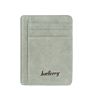 Baellerry Luxury Inspired Universal Purse Wallet Ultra Minimalist Men's Slim Leather Card Holder