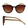 Bamboo Sunglasses Shades Oversized Cat Eye Sunglasses Wooden Legs Colored Lens Sun Glasses