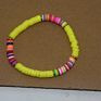 Beach Style Colorful Friendship Bracelet Teen Girls Cute Handmade Rubber Disc Bead Polymer Clay Bracelets Bangles Jewelry
