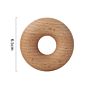 Beech Walnut Wooden Donut Seal Pour Food Storage Bag Clip Snack Sealing Clip