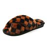 Big Size Plaid Comfortable Cross Small Rabbit Fur Warm Slippers Slides for Women
