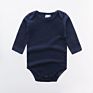 Blank Baby Clothes Onesie Bebes Kids 100% Cotton Long Sleeve Baby Boys Girls Rompers Newborn Baby Bodysuits Ropa Bebe