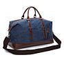 Blank Vintage Cotton Large Personalized Weekend Overnight Men Travel Duffle Canvas Duffel Bag