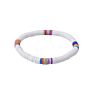Bohemia Hawaii Beach Style Stack Disc Spacers Polymer Clay Bracelet