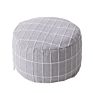 Boho Modern Moroccan round Pouf Foot Stool Patio Living Room Decor Jacquard Floor Pouf Ottoman
