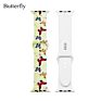 Boorui Silicone Print Patterns Watch Bands for Apple Watch Band Designer Straps for Apple Watch Series 7 6 5 4 3 2 1 /