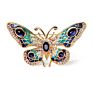 Brooch Accessories Royal Style Gem Butterfly Necklace Dual Brooch