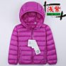 Bubble Crop Red Puffer Coat Little Boy plus Size Puffer Coat with Hood Zip up down Jacket Kids Boy Warm