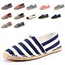 Canvas Slip-On Flats Shoes Sneakers Mens Espadrilles