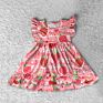 Casual Dress Girl Ruffle Dress Cow Farm Printed Baby Girl Dresses