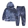 Children Wear Cotton Tie Dye Toddlers Kids Sweatsuit Jogging Suit Hoodie Set Fall Clothes for Kids Rs01015