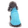 Classic Design Christmas Knitted 9 Colors Pet Accessories Clothes Solid Dog Sweater