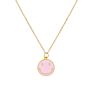 Clavicle Chain Jewelry Women Boho 18K Gold Plated Colorful Enamel Smile Face Pendant Choker Necklaces