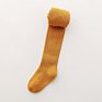 Colorful Cable Knit Baby Autumn Tights Combed Cotton Warm Pantyhose for Kid Girls