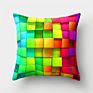 Colorful Crayon Sense Ripple Vortex Colorful Creative Cushion Peach Skin Pillowcase