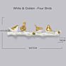 Colorful Platinum Bird Hook for Home Decor Wall Art