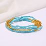 Colorful Women Cadena De Cintura Elastic Waist Bead Chains Waistbeads