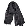 Comfort Soft Autumn Striped Warm Cotton Men Scarf with Tassel