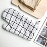 Cotton and Linen Microwave Oven Gloves Oven Mitts