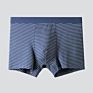 Cotton Modal Spandex Breathable Stripe Man Underwear Briefs Boxers