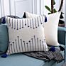 Cotton Woven Hand Made Boho Pillow Cover Home Decorative Throw Cushion Cover for Sofa Decor