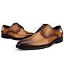 Cow Leather Black Brown Tan Handmade Dress Shoes with Leather Derby Shoes