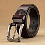 Cowhide Brown Genuine Men's Leather Belt