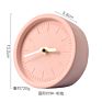 Creative Minimalist Table 3D Art Color Cement Alarm Clock Simple Sublimation Concrete Mini Desk Clock Retro Unique Gift Horloge