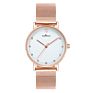 Crystal Relojes De Mujer Minimalism Mesh Stainless Steel Women Watches