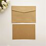 Customized Print Kraft Black White Blank Postcard Envelope and Blank Greeting Invitation Card