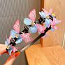Cute Butterfly Hair Band for Girls Child Hair Clip Hairbands Headband Birthday Gifts Headwear Hair Accessories