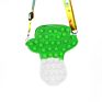 Cute Fruit Messenger Bag Fidget Toys Push Bubbles Silicone Purse Stress Relief Toys