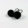 Cute Little Girls' Pompom Hair Ties Faux Fur Pom Pom Elastic Hairband Hair Ropes Hair Accessories