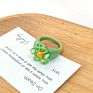 Cute Transparent Resin Ring for Women Simple Colorful Acrylic Ring Jewelry Cartoon Acrylic Flower Resin Rings