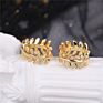 Cz Diamond Simple Ear Cuffs 18K Gold Plated Clip on Earrings Non Pierced for Women