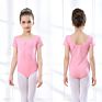 Dance Dress Children Girls Short Sleeve Ballet One-Piece Training Dancewear