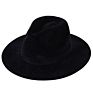 Design Adult Men Women Fedora Flat Wide Brim Chenille Solid Color Fedoras Hat Warm