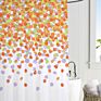 Design Bathroom Decoration Vinyl Shower Curtain Waterproof and Mildew Proof Translucent Opaque Bath Curtain
