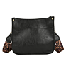 Design Color Pu Brown Leather Handles Tote Bag Printed Tote Shoulder Bags