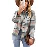 Design Long Sleeve Outdoor Pocketed Womens Shirt Aztec Jacket