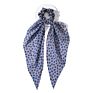 Designer Hair Scrunchies Scarf Dots Printed Chiffon Scrunchy for Girls Ladies Women